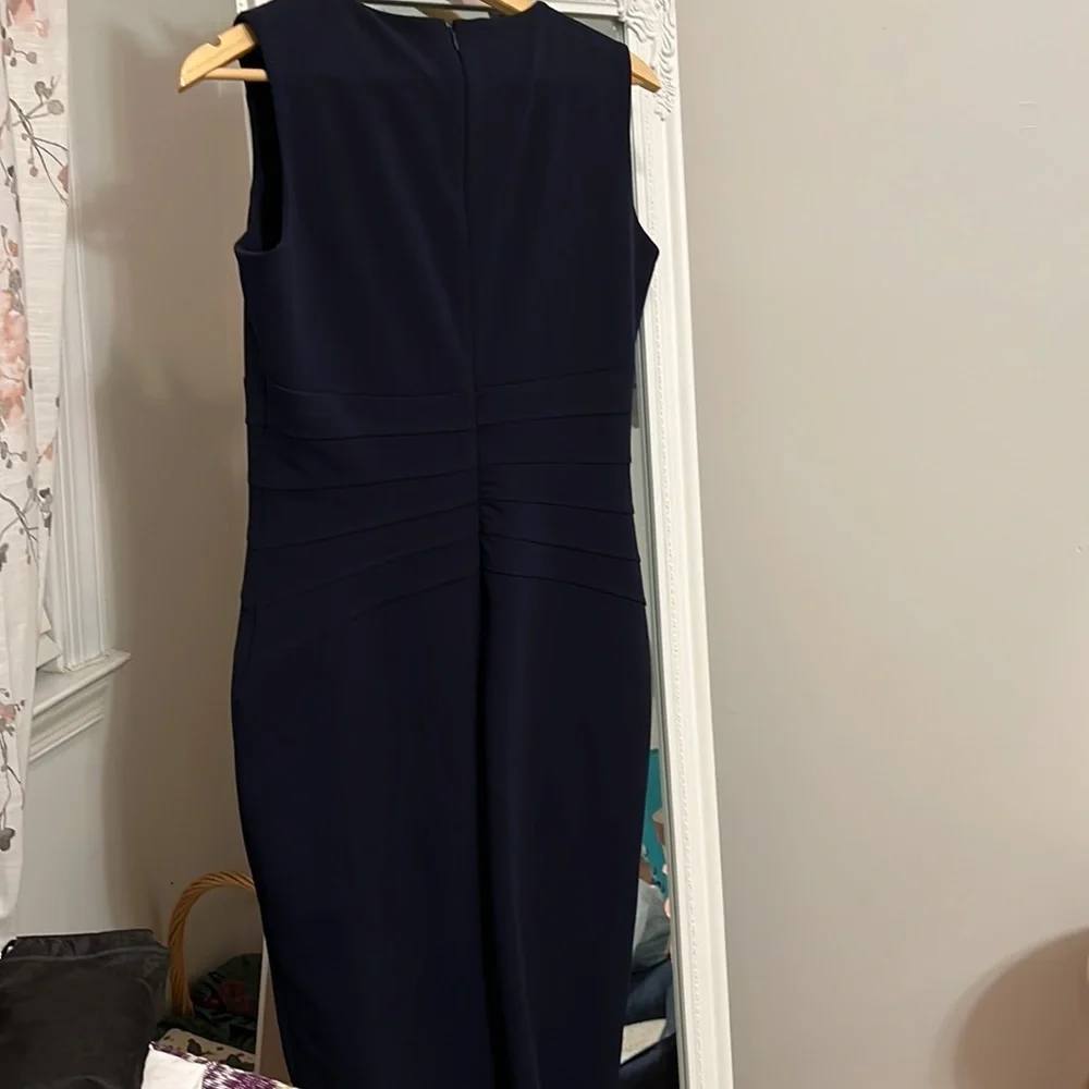178 Ivanka Trump dark blue dress - Picture 4 of 12
